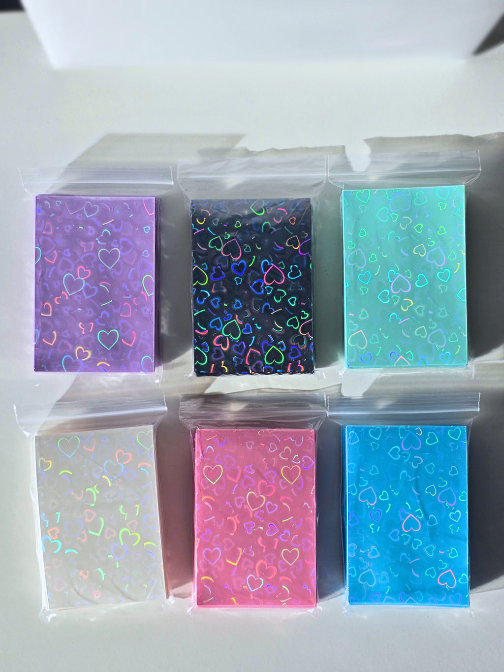 Herz Holo Card Sleeves Protection