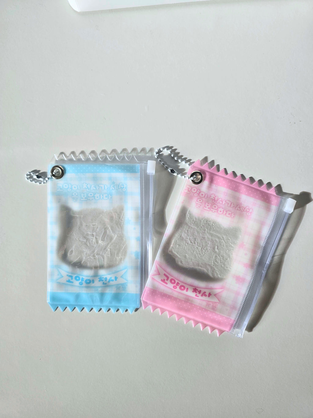 Transparente Katzen Photocard Holder