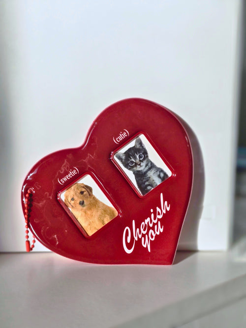 Herz Form 2er Photocard Holder