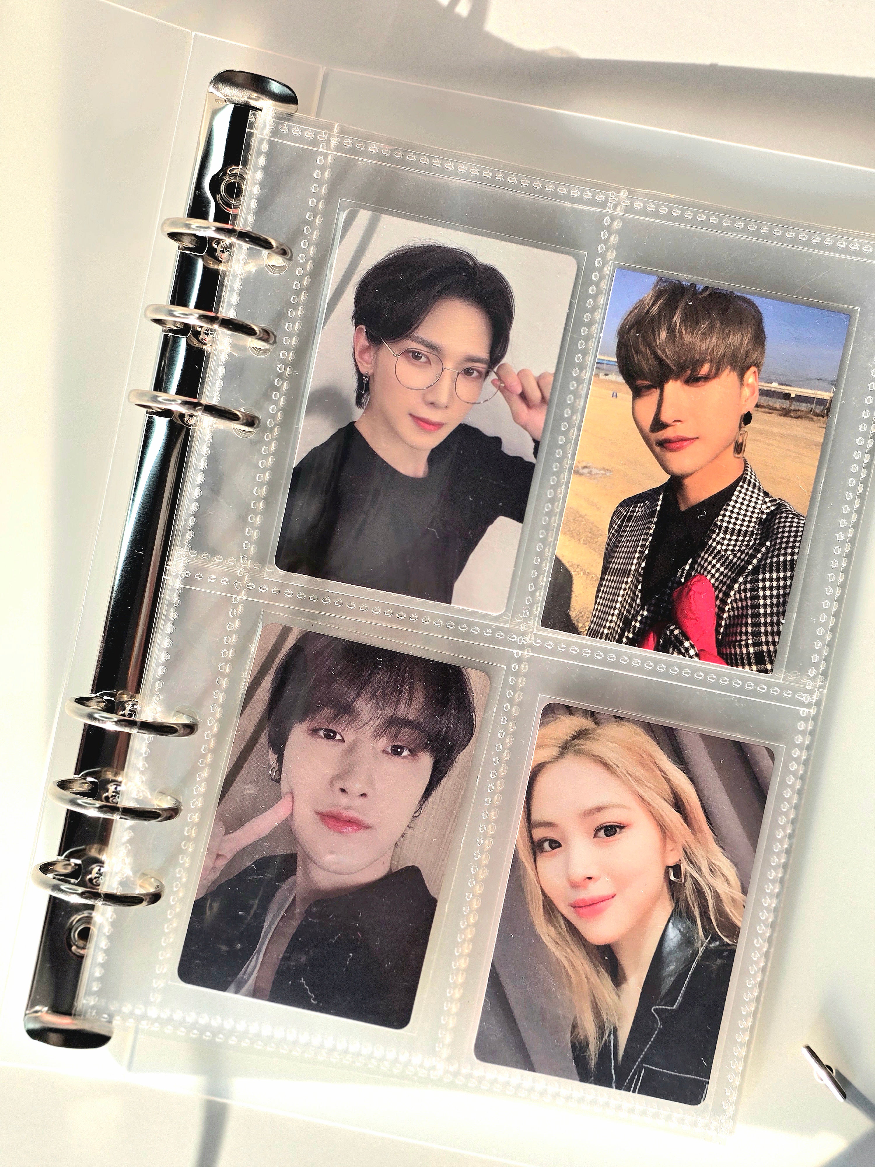 4er Sleeve Seiten für Photocard Binder 10 Seiten