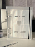 Photocard Binder K-pop mit Herz Muster