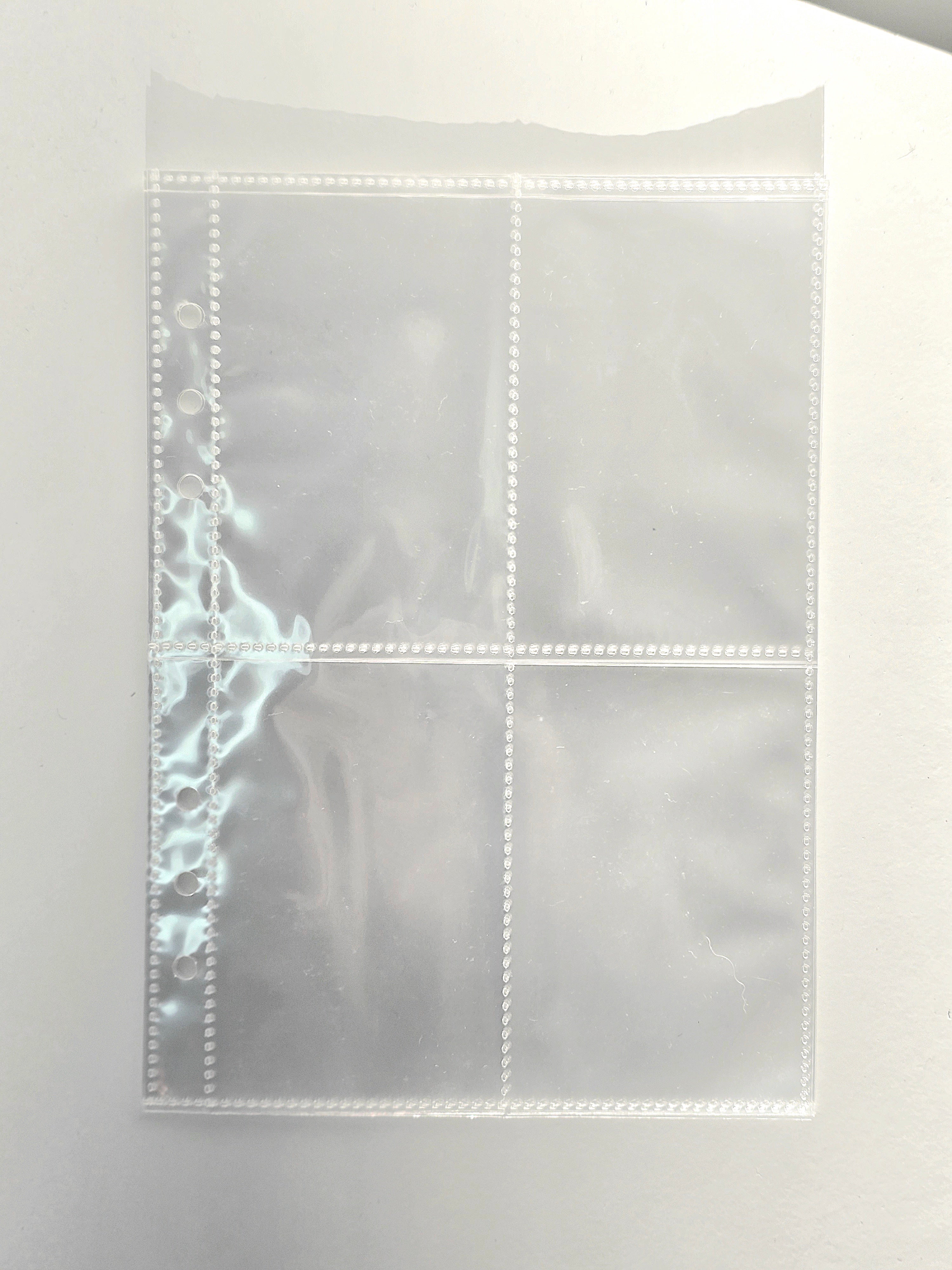 4er Sleeve Seiten für Photocard Binder 10 Seiten