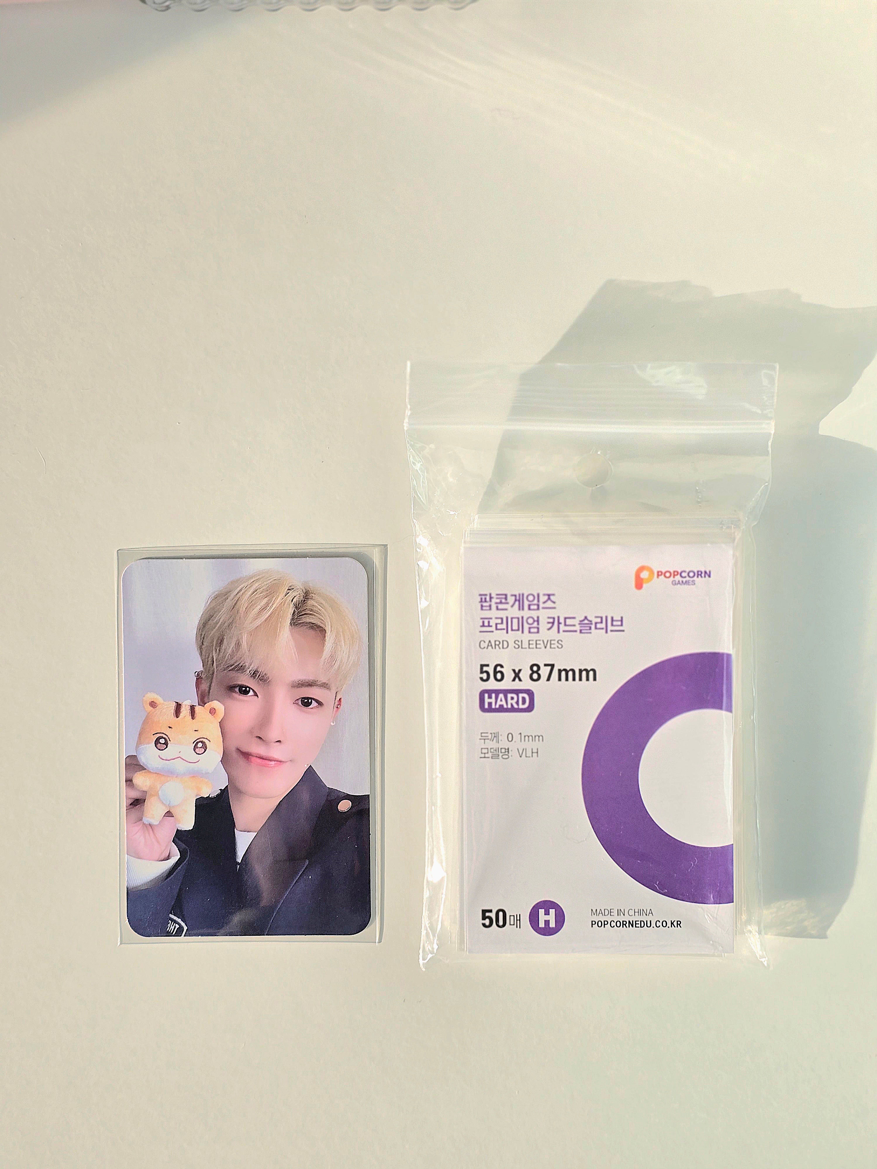 Transparente Hard Card Sleeves K-Pop Pokemon Sammlerkarten