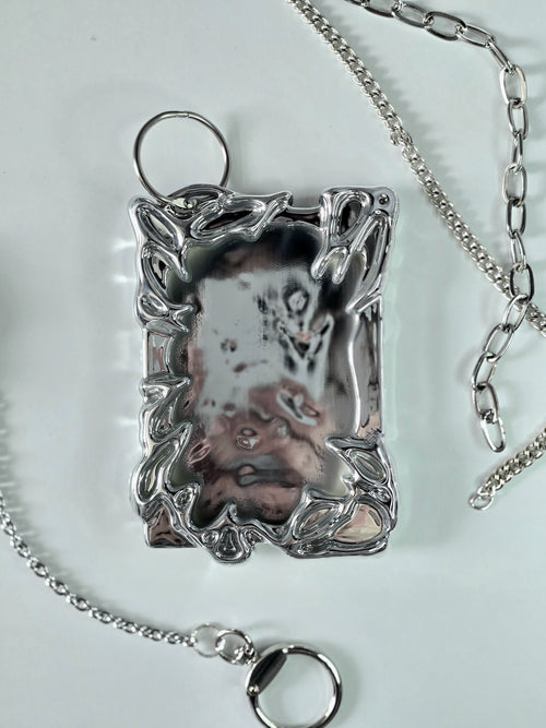 Cyberpunk Photocard Holder Silber